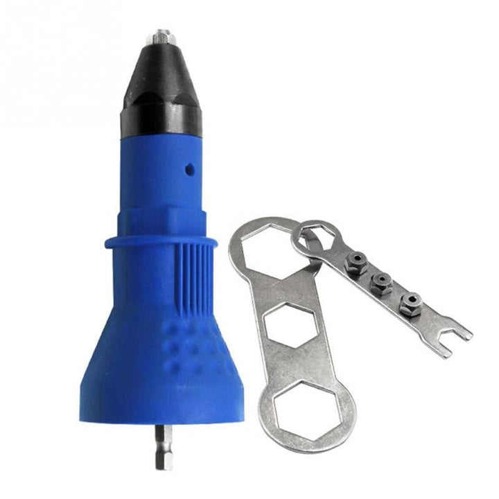 Electric Rivet Nut Riveting Tool Cordless Riveting Drill Adaptor Insert Nut Tool Image 1