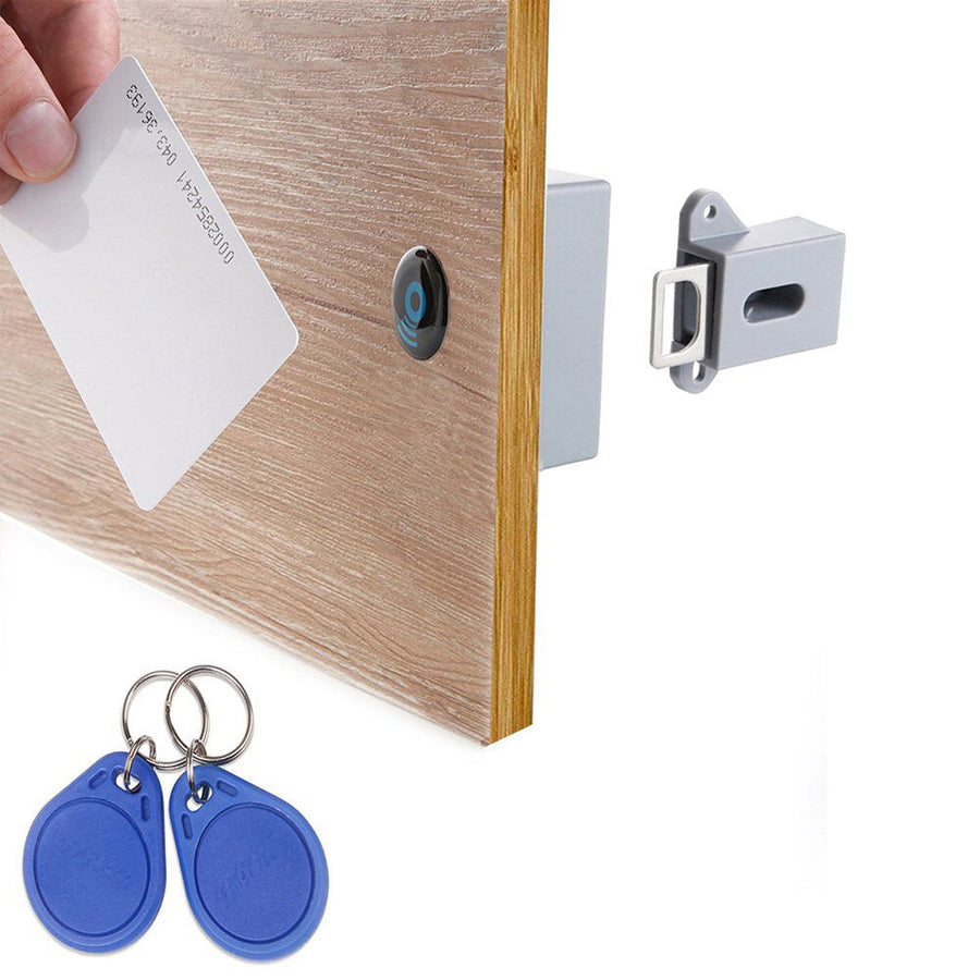 Electronic DIY Hidden RFID Card IC Card Intelligent Sensor Cabinet Lock Wardrobe Shoe Drawer Door Lock Image 1