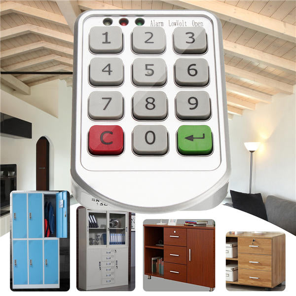 Electronic Intelligent Password Keypad Number Cabinet Door Digital Code Lock Image 10