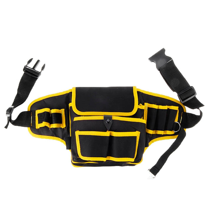 Electrician Canvas Tool Bag Safe Belt Waist Bag Belt Pouch Organizer Repair Tool Storage Bag Image 1