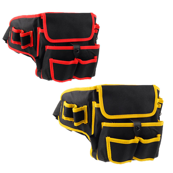 Electrician Canvas Tool Bag Safe Belt Waist Bag Belt Pouch Organizer Repair Tool Storage Bag Image 9