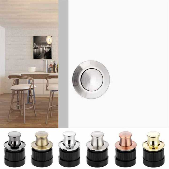 Embedded Cabinet Door Knobs Spring Knobs Single Hole Hidden Pulls Cabinet Door Handles Image 1