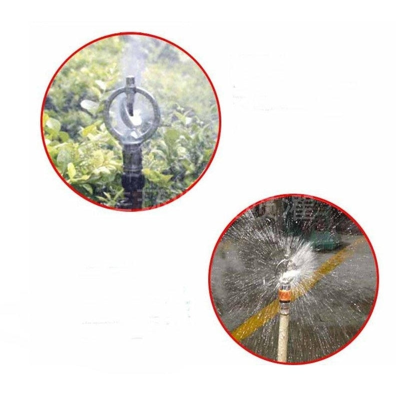 DN15 1,2 Inch Alloy Butterfly,Rain Shower Nozzle 360 Degree for Lawn Gardening Agricultural Image 2