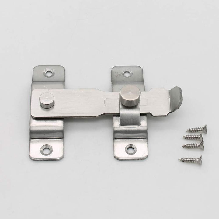 Door Thickened Stainless Steel Slide Gate Latch Door Bolt Safety Lock Buckle Image 1