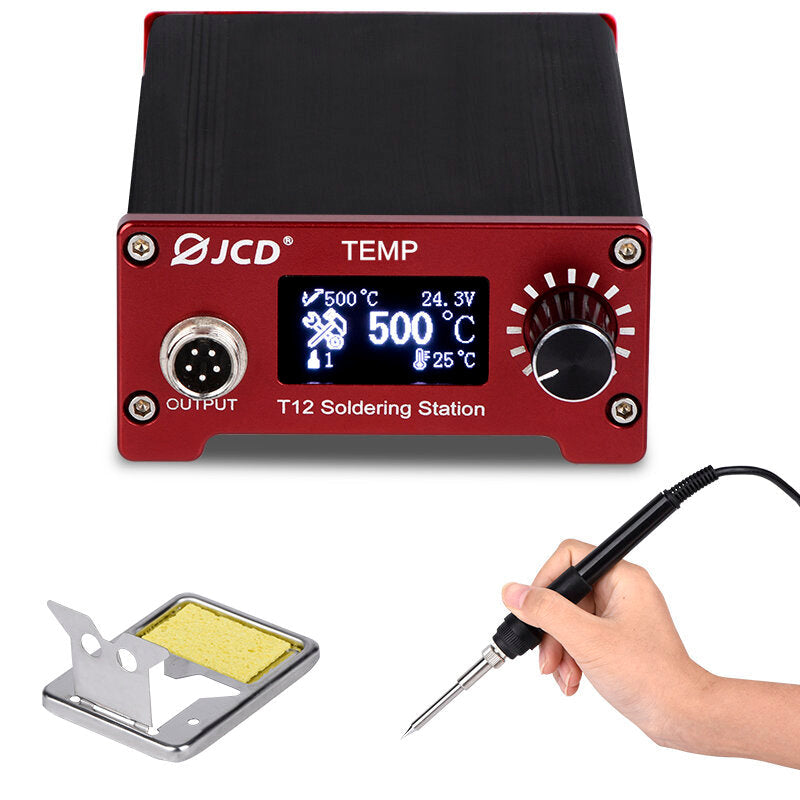 DIY Soldering Station Soldering Iron Kits Digital display Adjustable Temperature Welding Solder Image 1