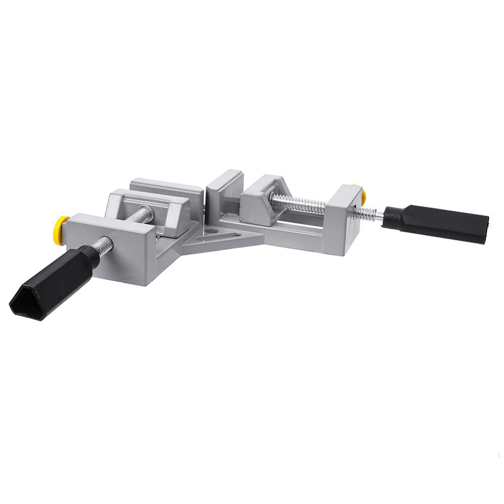 Double Handles 90 Degree Right Angle Clip Woodworking Jig Quick Corner Clamp Aluminum Image 5