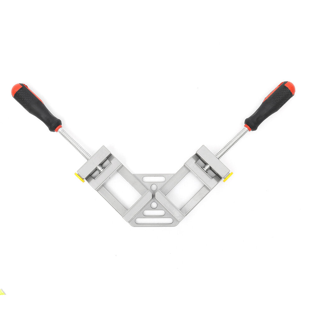 Double Handle Woodworking Clamp 90 Degree Right Angle Clip Woodworking Jig Quick Corner Clamp with TPR Handle Image 4