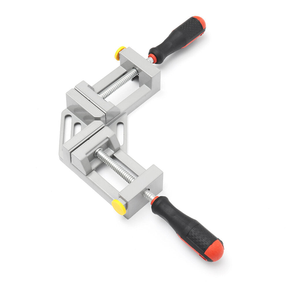 Double Handle Woodworking Clamp 90 Degree Right Angle Clip Woodworking Jig Quick Corner Clamp with TPR Handle Image 6