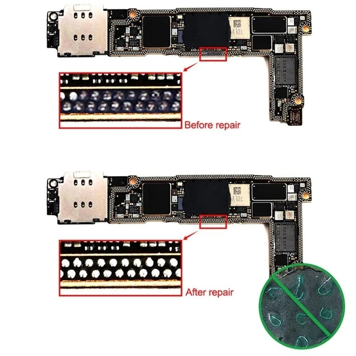 Dot Repairing Solder Lug Spot Soldering Pad for iPhone Welding Board Replacement IC Repair Fix 1400 Dots Image 6