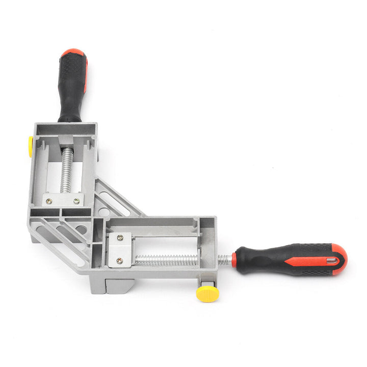 Double Handle Woodworking Clamp 90 Degree Right Angle Clip Woodworking Jig Quick Corner Clamp with TPR Handle Image 9