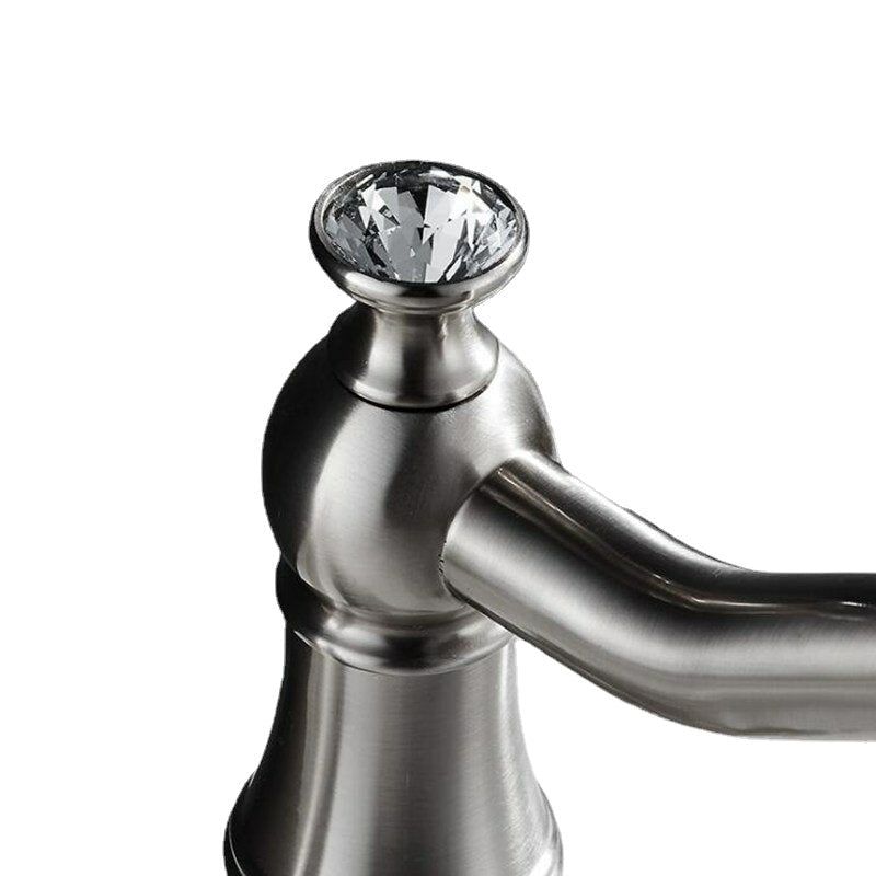 European Style Kitchen Sink Faucet Hot Cold Water Mixer Tap 360 Degree Swivel Good Valued Bathroom Modern Image 5