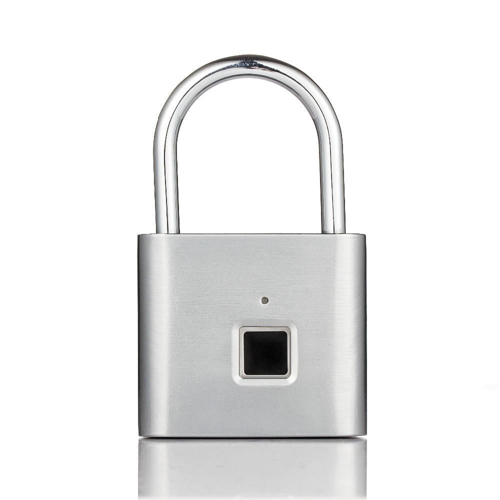 Fingerprint Lock Security Keyless Smart Padlock USB Rechargeable Digital Quick Unlock Door Lock Image 2