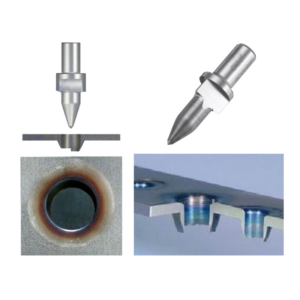 Flat Type Thermal Friction Hot Melt Short Drill Bit M3 M4 M5 M6 M8 M10 M12 M14 Flow Drilling Tungsten Carbide Friction Image 2