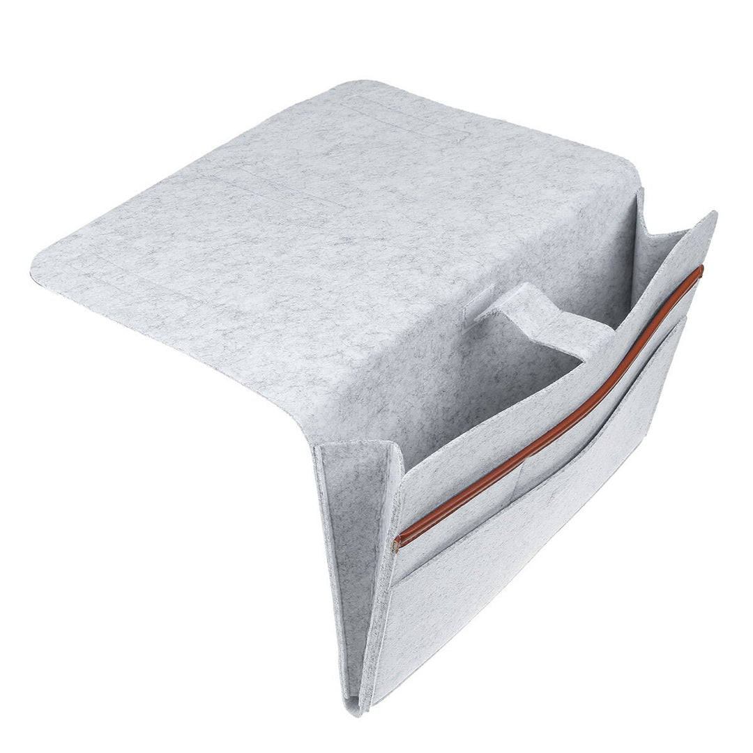 Felt Bedside Sofa Book Hanging Sundries Organizer Dormitory Storage Bag Baskets Image 1