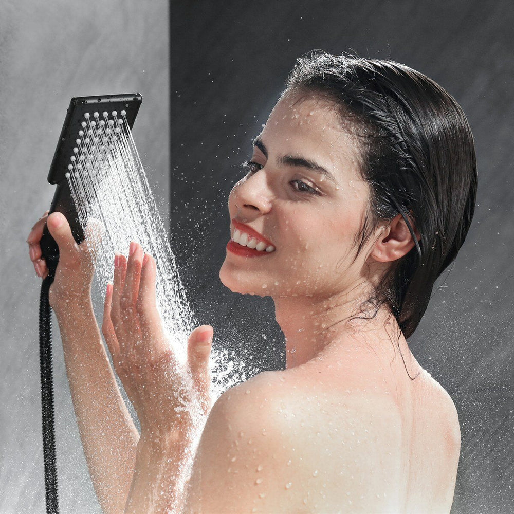 Hand Held Shower Head Negative Ion Pressurized for Bathroom Showering System Image 2