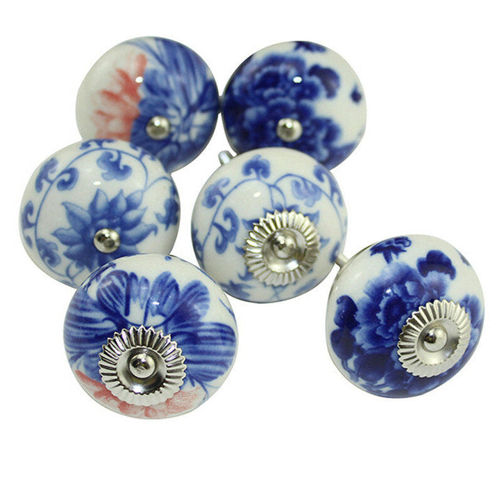 Furniture Handle Ceramic Drawer Cabinet Knobs Door Handles Cupboard Pull Image 1