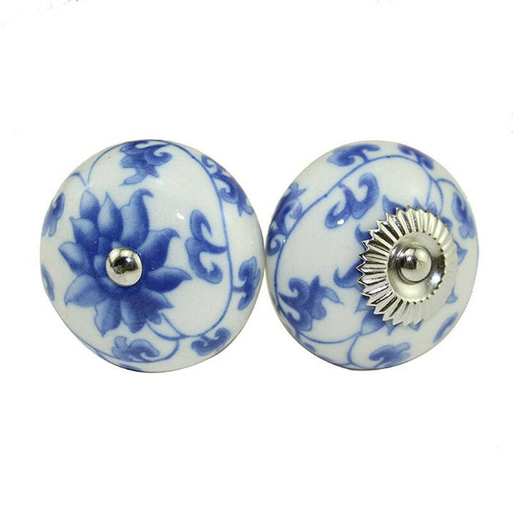 Furniture Handle Ceramic Drawer Cabinet Knobs Door Handles Cupboard Pull Image 2