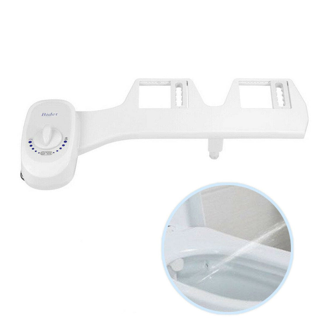 G1,2" 15,16" Toilet Seat Attachment Bathroom Water Spray Non-Electric Mechanical Portable Bidet Single,Double Head Image 4