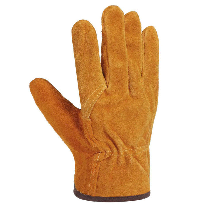 Garden Gardening Welder Gloves Men Women Thorn Proof Leather Work Gloves Yellow Image 6