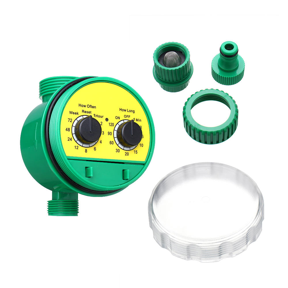 Garden Irrigation Timer Two Dial Electronic Water Controller Home Plant Flower Automatic Timing Tool Waterproof Image 2