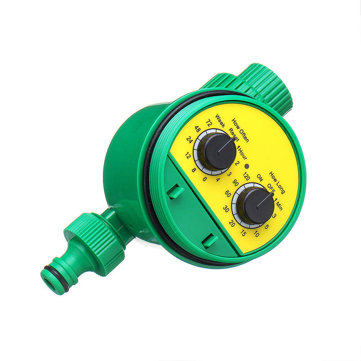 Garden Irrigation Timer Two Dial Electronic Water Controller Home Plant Flower Automatic Timing Tool Waterproof Image 5