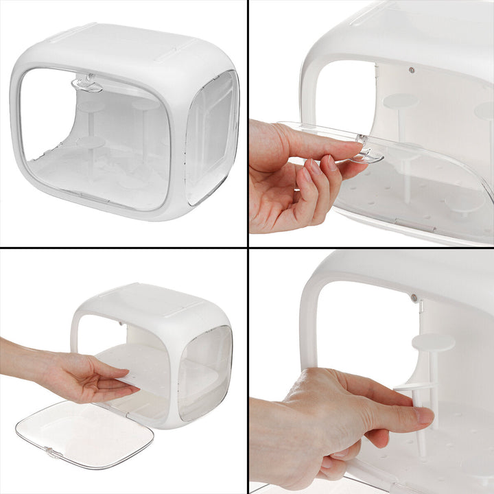 Hand-made Display Storage Cabinet Dust-proof and Transparent Mini Storage Box Image 9