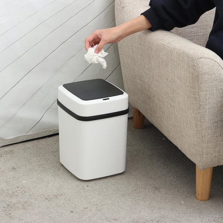 Full Automatic Sensor Rechargeable Waste Bins Household Smart Trash Can Image 4