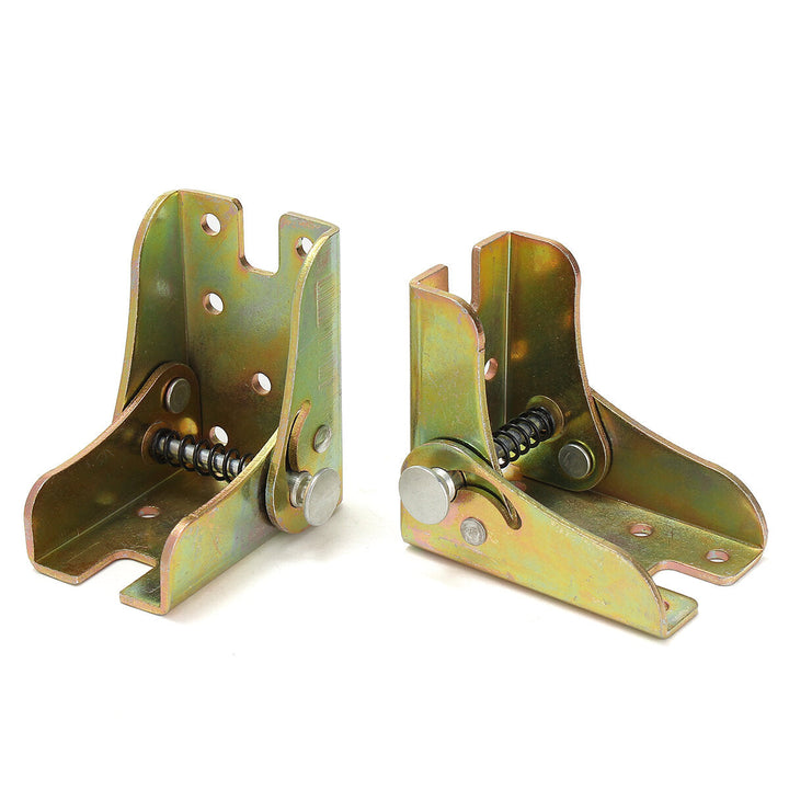 Furniture Bracket Folding Feet Hinges Self Lock Zinc Alloy for Table Leg Bracket Image 3