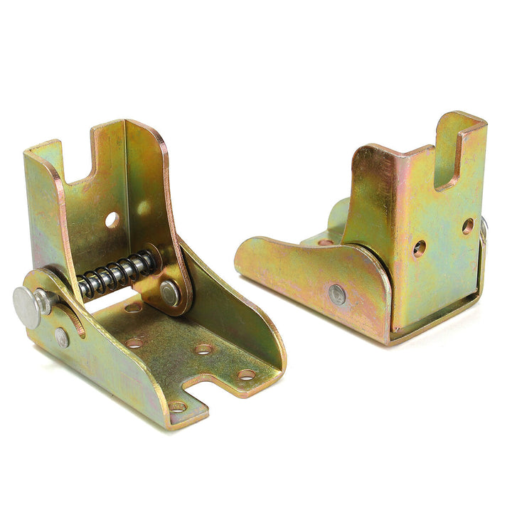 Furniture Bracket Folding Feet Hinges Self Lock Zinc Alloy for Table Leg Bracket Image 4