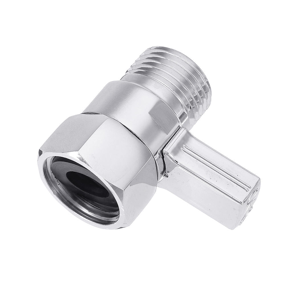 Shower Head Shut-Off Valve Quick Open Adapter Brass Water Flow Control Regulator Bath Accessory Image 1