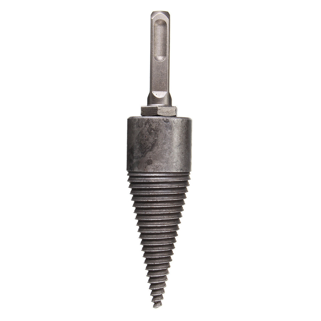 Hex Shank,Square Handle Firewood Splitting Drill Bit Wood Cone Drilling Tools Kit Image 6