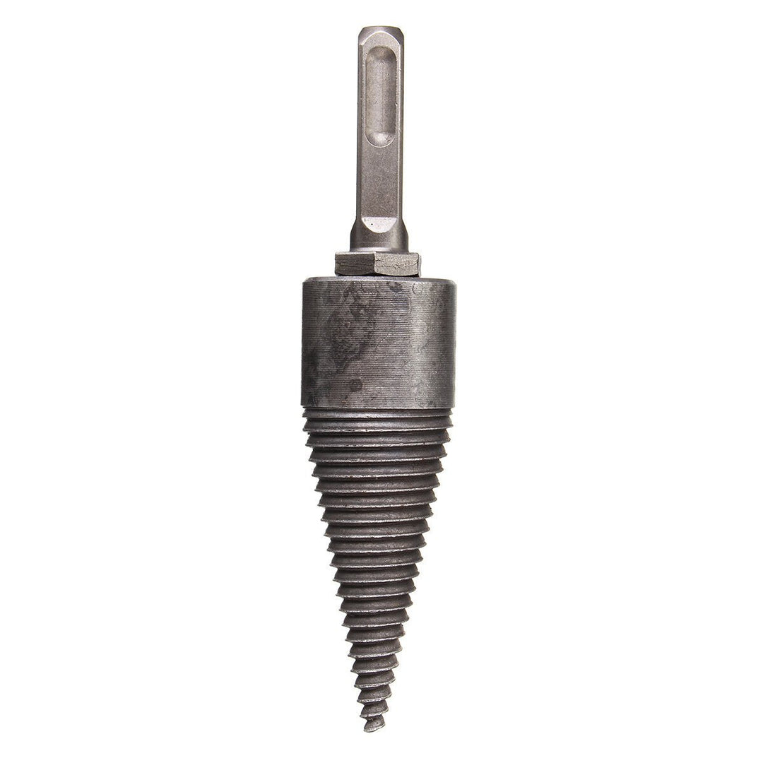 Hex Shank,Square Handle Firewood Splitting Drill Bit Wood Cone Drilling Tools Kit Image 1