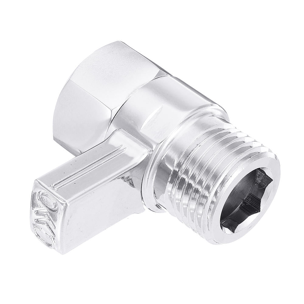 Shower Head Shut-Off Valve Quick Open Adapter Brass Water Flow Control Regulator Bath Accessory Image 5