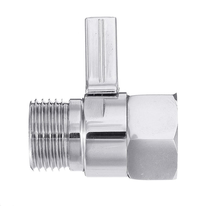 Shower Head Shut-Off Valve Quick Open Adapter Brass Water Flow Control Regulator Bath Accessory Image 6