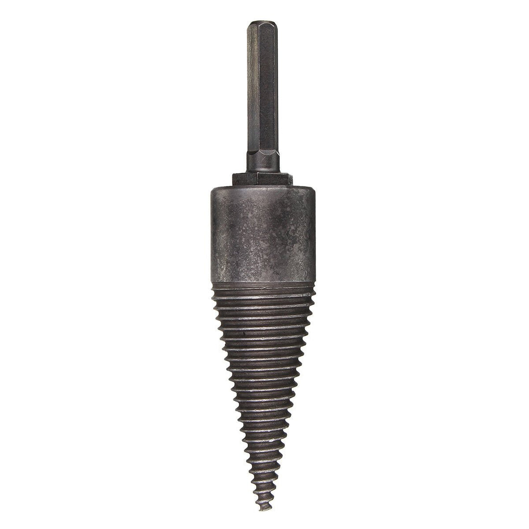 Hex Shank,Square Handle Firewood Splitting Drill Bit Wood Cone Drilling Tools Kit Image 7