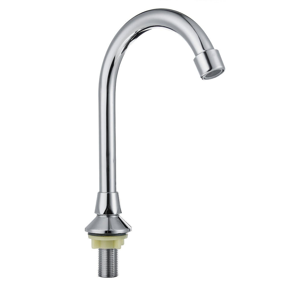 Foot Pedal Sink Faucet Copper Vertical Home Basin Tap With Switch + Water Outlet Pipe Connecting Hose Image 2