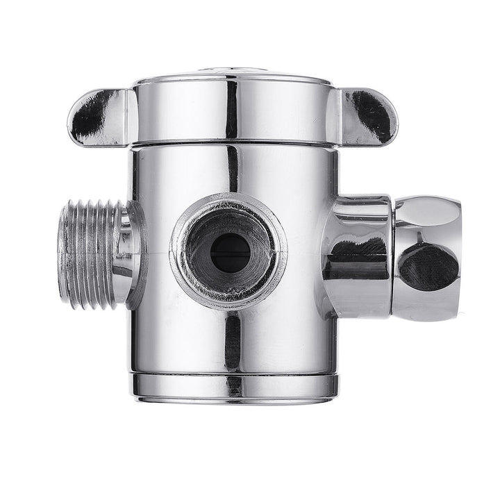 High Pressure 9 Inch Rainfall Showerhead and 5 Settings Handheld Shower Head Image 5