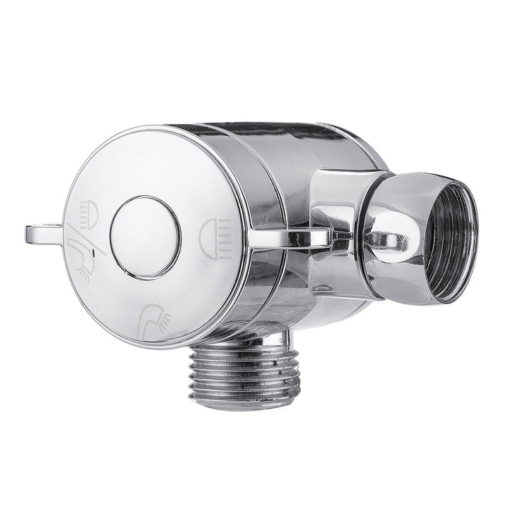 High Pressure 9 Inch Rainfall Showerhead and 5 Settings Handheld Shower Head Image 8