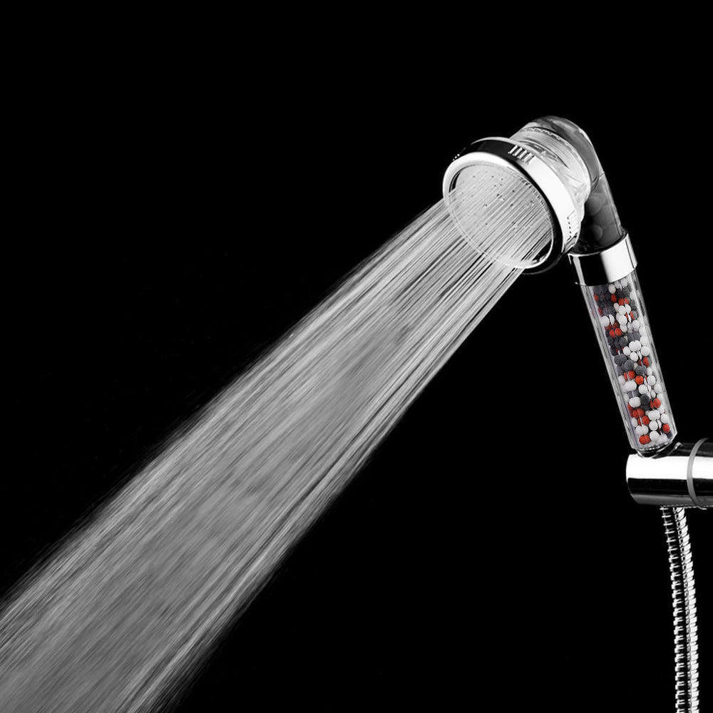 Ionic Shower Head Upgraded 4-Layer Filtration Universal Handheld Showerhead Higher Pressure Water Saving with 3 Sprays Image 2