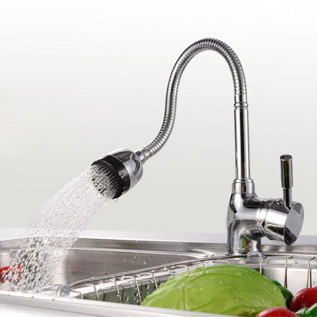 Kitchen 360 Swivel Spout Single Handle Sink Faucet Pull Down Spray Mixer Tap Image 5