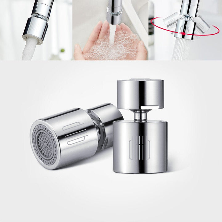 Kitchen Faucet Aerator Water Tap Nozzle Bubbler Saving Filter 360-Degree Double Function 2-Flow Splash-proof Connector Image 5