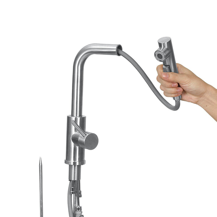 Kitchen Faucet Mixer Tap With Pull-out Shower Single Lever Image 7