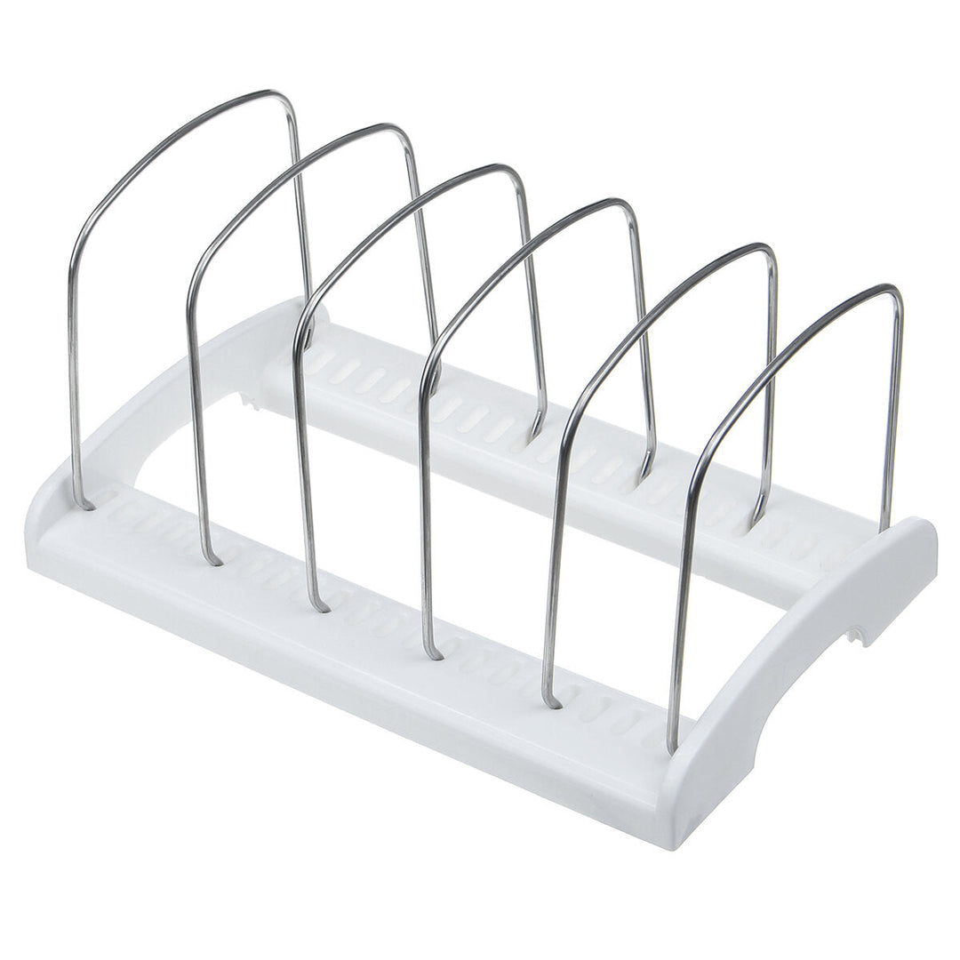 Kitchen Organiser Storage Rack Baking Sheet Tray and Chopping Board Pan Lid Holder Storage Image 4