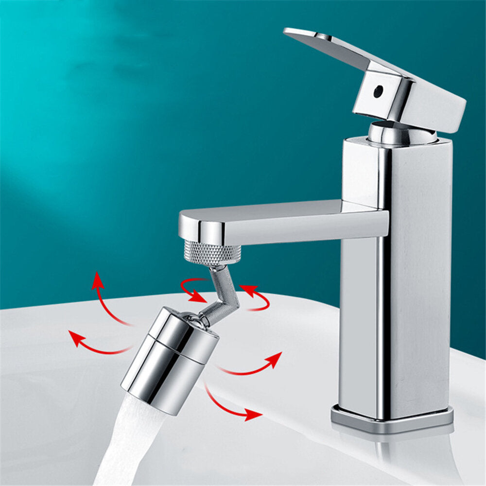 Kitchen Shower Faucet Universal Rotating Splash-proof Head Bubble 360 Filter Image 2