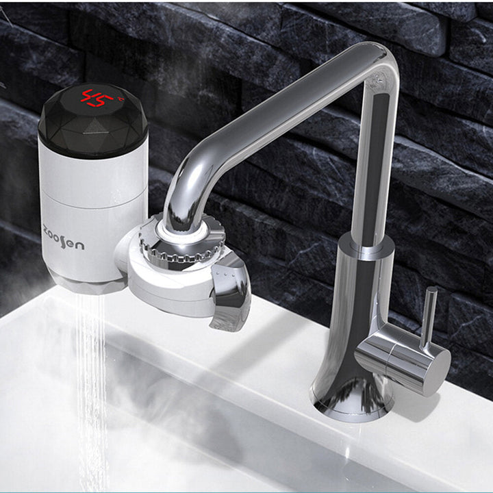 Instant Hot Water Faucet Heater Heating Kitchen Electric Tap Tankless Instantaneous Image 3