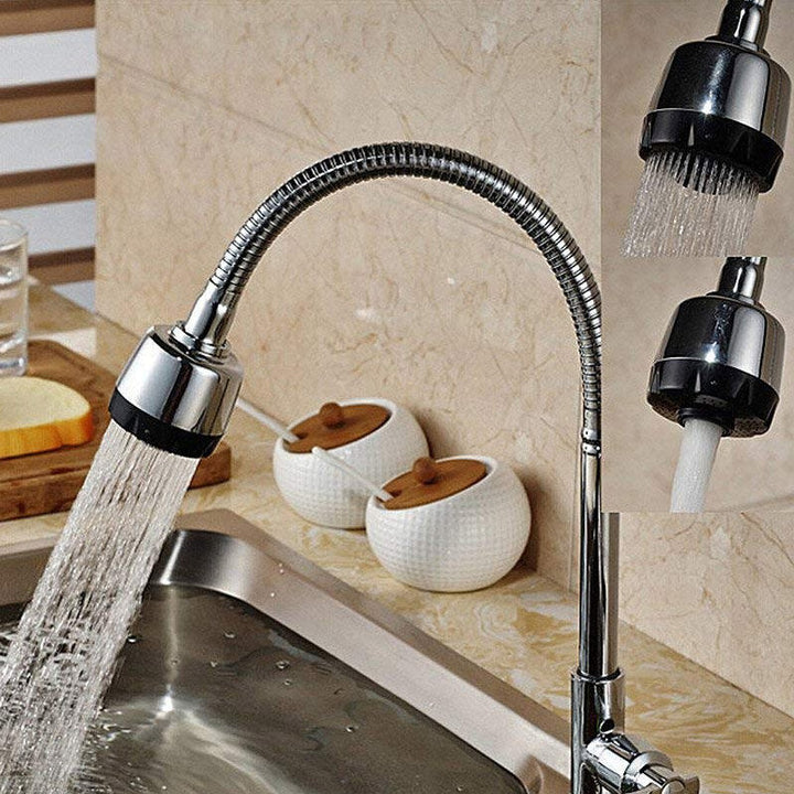 Kitchen Bathroom Single Hole Hot And Cold Universal Faucet Image 6