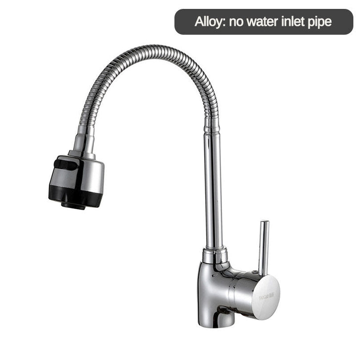 Kitchen Bathroom Single Hole Hot And Cold Universal Faucet Image 9