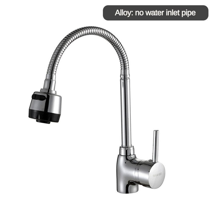 Kitchen Bathroom Single Hole Hot And Cold Universal Faucet Image 1