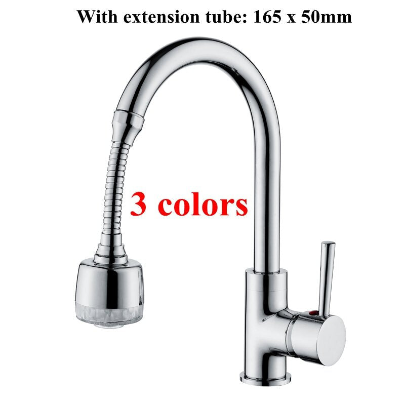 Kitchen LED Light Water Nozzle Faucet Filter Spray Head Extender Image 6