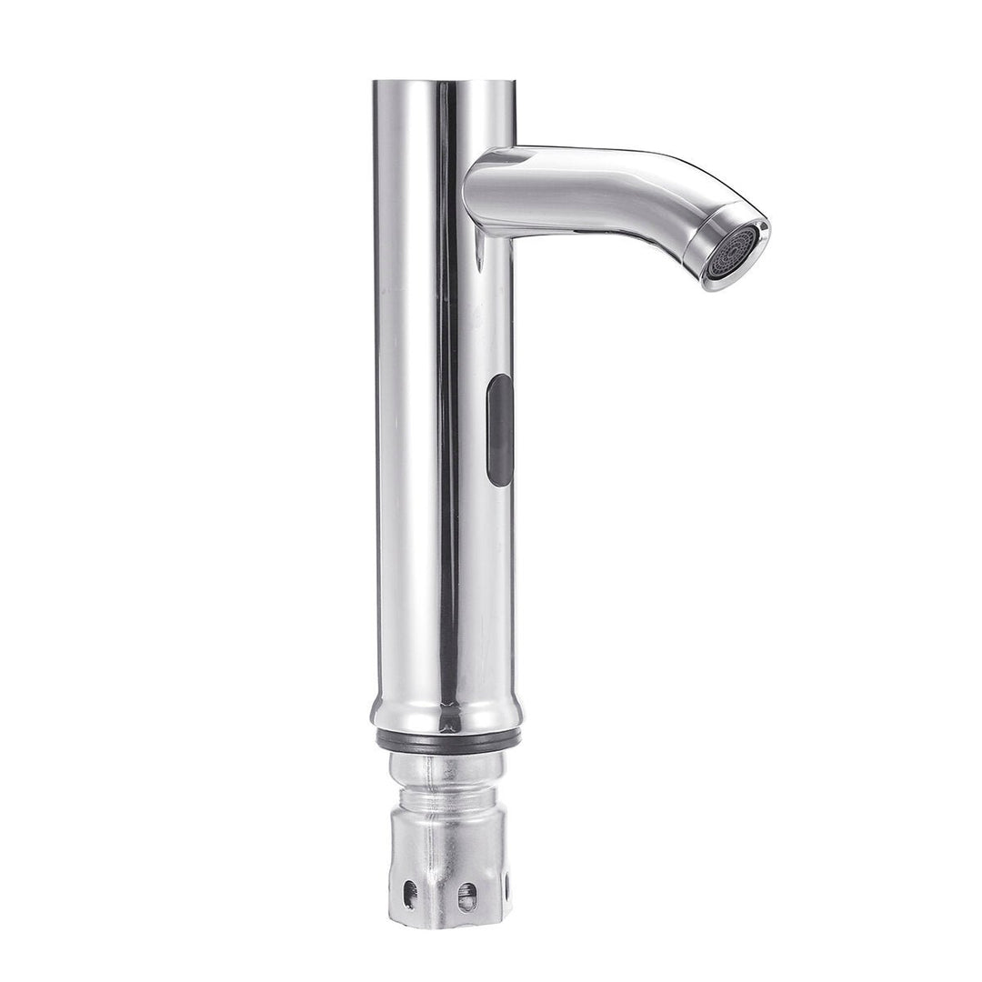 Induction Sensor Stainless Steel Faucet Sensor Faucet Single Cold Basin Sensor Tap Hot And Cold Water Faucet Image 1